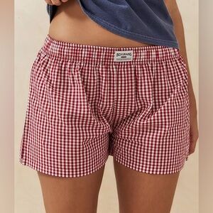 Urban outfitters BDG Gingham Boxer Shorts (M)